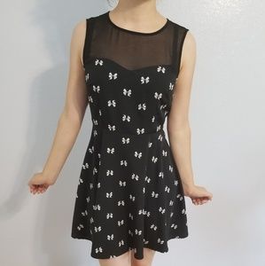 Black and white dress